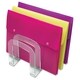Lorell Acrylic Transp Green Edge Large File Sorter
