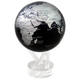 MOVA 4.5-inch Silver/Black Metallic World Globe