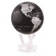 MOVA 4.5-inch Silver/Black Metallic World Globe