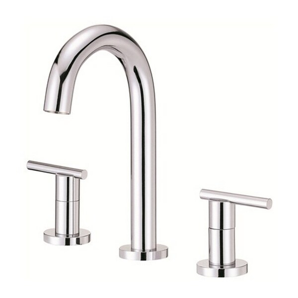 Danze Widespread Parma Trimline Polished Chrome Faucet with Touch-down Drain