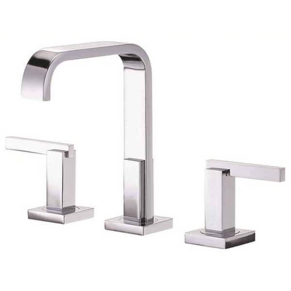 Danze Widespread Sirius Trimline Polished Chrome Faucet with Touch-down Drain