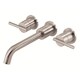 Danze Trim Wall-mount Parma Faucet with Touch-down Drain in Brushed Nickel