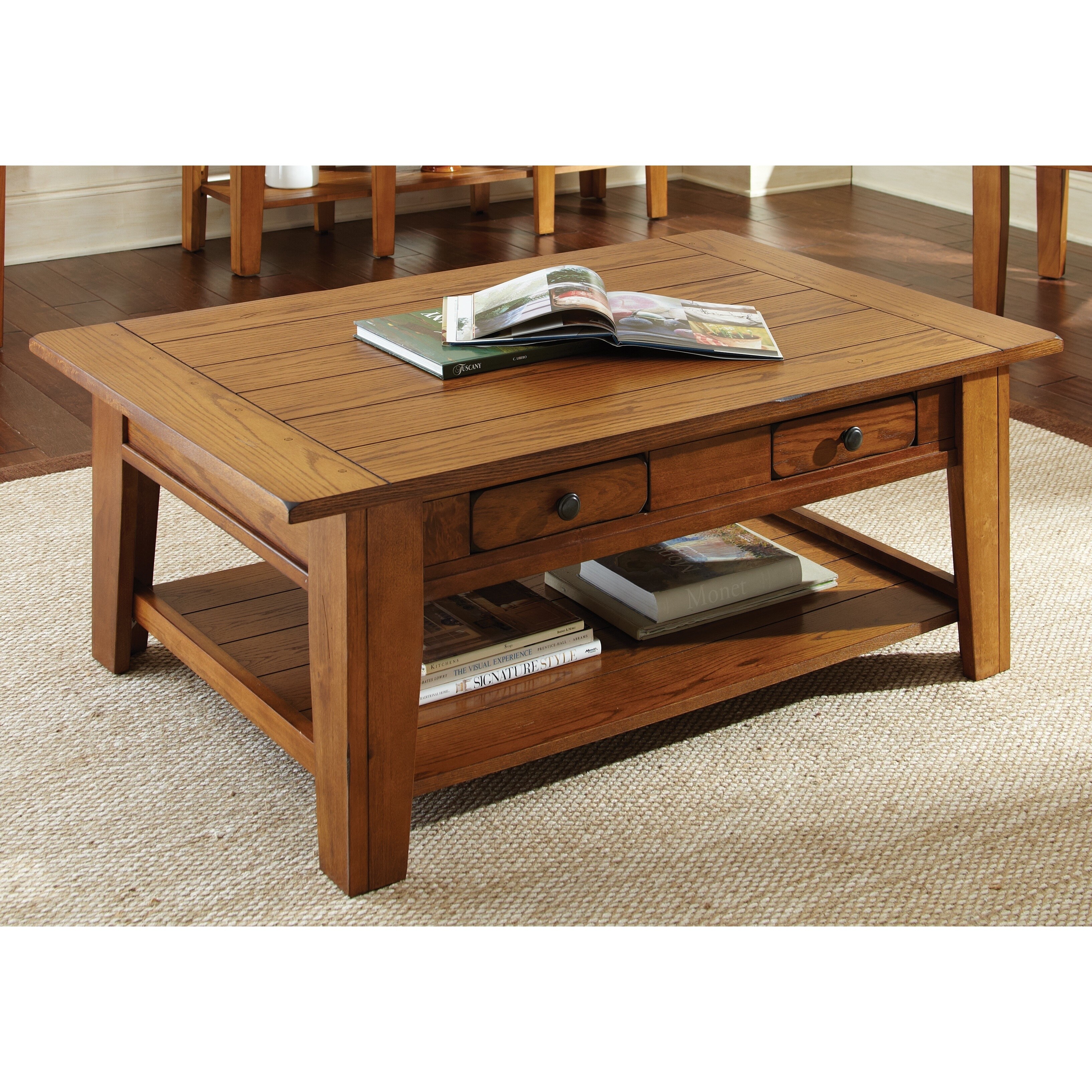 Livingston Craftsmen Coffee Table Overstock Shopping Great Deals on