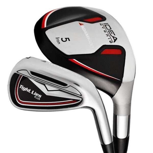 Adams Men's Senior Tight Lies Plus 1312 Hybrid Irons Set