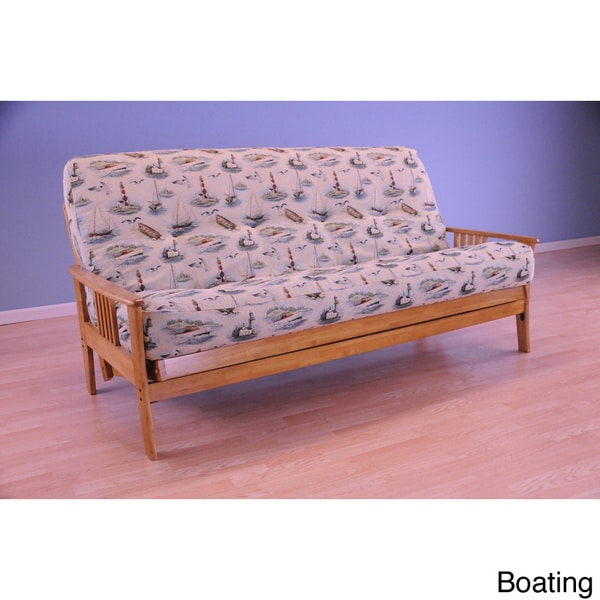 Christopher Knight Home Capri Butternut Frame Futon with Mattress