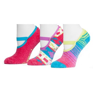 Muk Luks Women's Aloe Maryjane's Sock Pack (3 Pairs)-Image