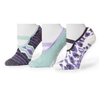 Muk Luks Women's Festival Pattern Maryjane's Sock Pack (3 Pairs)-Image