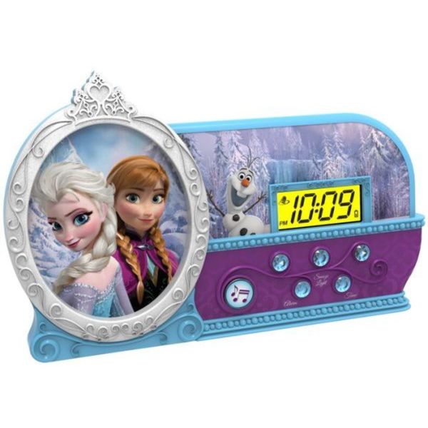 Disney's Frozen Alarm Clock with Sleep Timer Night Light