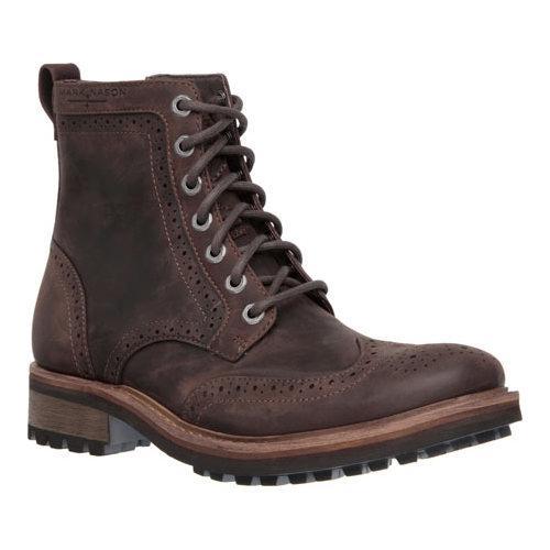 Men's Mark Nason Skechers Jonathan Wing Tip Boot Dark Brown