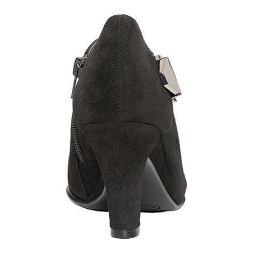 Women's Aerosoles Escape Suede Side Buckle Heel Black Suede