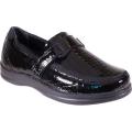 Women's Apex Evelyn Strap Loafer Black Patent Croc