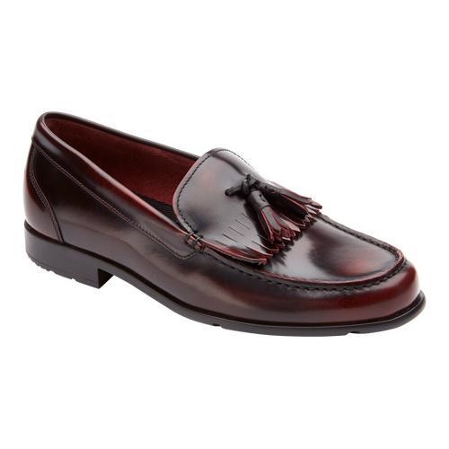 Men's Rockport Classic Tassle Loafer Burgundy Brush Off Leather
