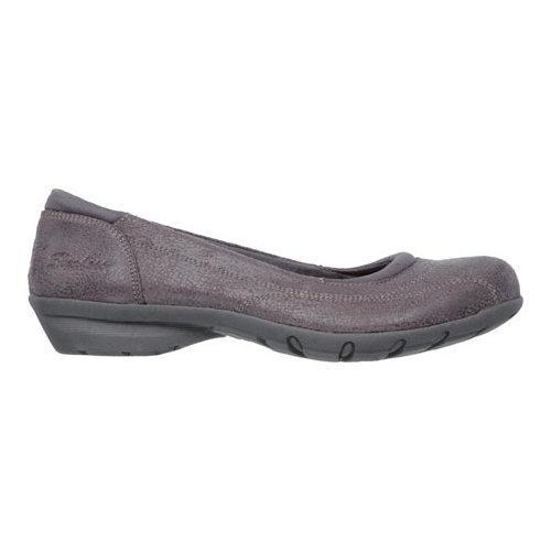 Women's Skechers Relaxed Fit Career First Impression Ballet Flat Charcoal