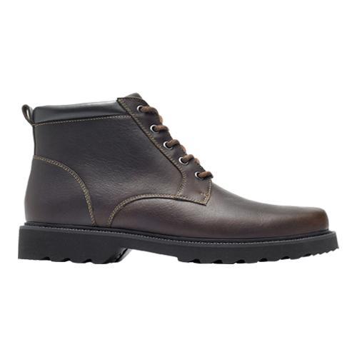 Men's Rockport Northfield Plain Toe Boot Chocolate Full Grain Leather