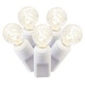 100-light LED Warm White/ White Wire G12 EC 4-inch x 34-foot