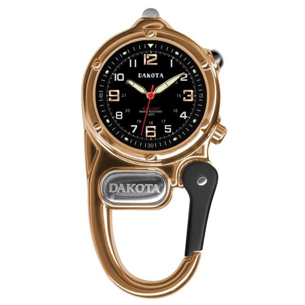 Dakota Men's Shiny Rose Gold Mini Clip Microlight