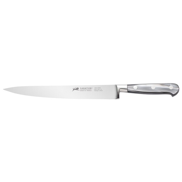 Sabatier 8 Inch Slicer MOP Black Handle Knife