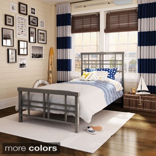 Amisco Heritage Twin Size Metal Bed