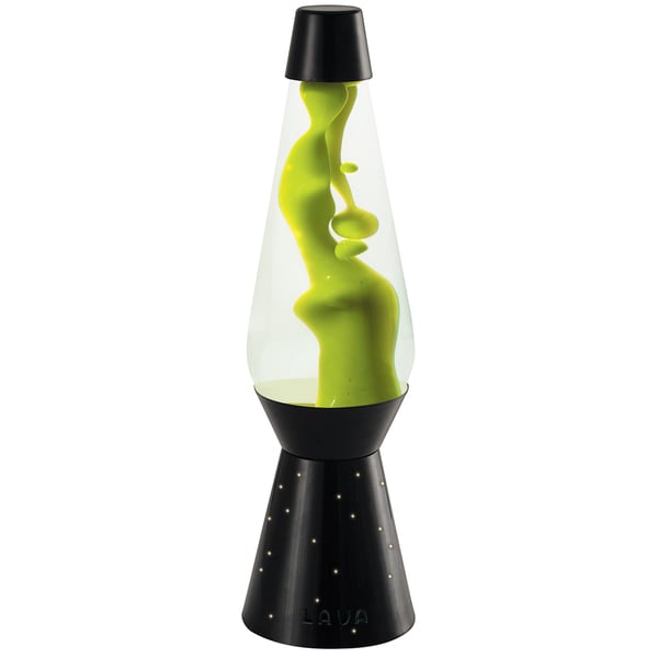 Neon Grande Neon Green/ Clear 27inch Lava Lamp with Black Base 16788902 Overstock Shopping