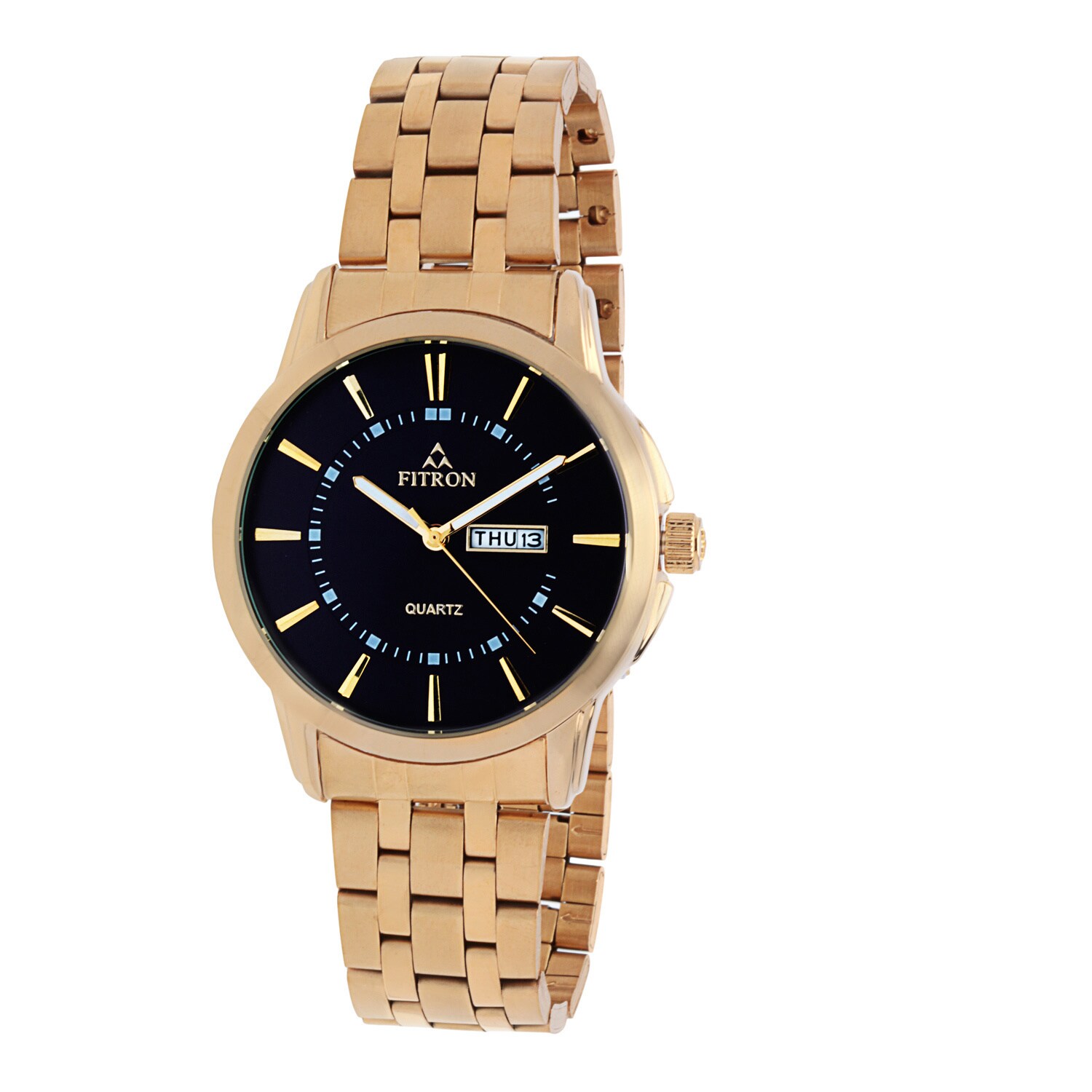 Fitron Men's 7830M Stainless Steel Watch Overstock™ Shopping Big Discounts on More Brands