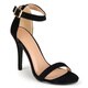 Journee Collection Women's 'Julea' Open Toe Ankle Strap Pumps