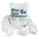 General Supply Bag-A-Rags Reusable Wiping Cloths/ Cotton/ White/ 1-pound Pack