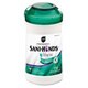 Sani Professional San-Hands II Sanitizing Wipes/ 775-inchx105-inch/ White (Canister of 150)