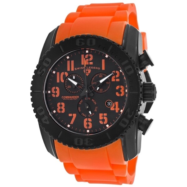 Swiss Legend Men's SL-11876-TIB-01-OAS Commander Black Watch