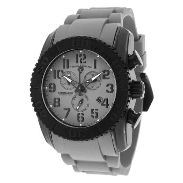 Swiss Legend Men's SL-11876-TIB-014 Commander Grey Watch