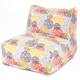 Majestic Home Goods Citrus Blooms Bean Bag Lounger Chair