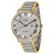 Edox Men's 'Les Vauberts' Yellow Goldplated Stainless Steel Swiss Automatic Watch