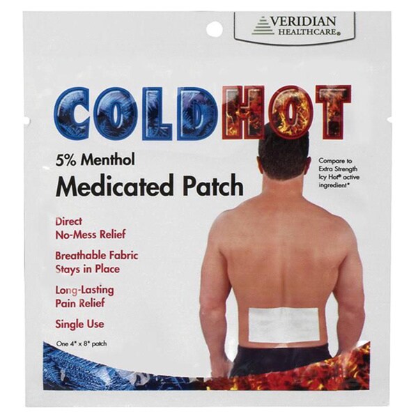 ColdHot 5% Menthol Medicated Patches (20 Count)