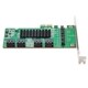 IOCrest PCI-E 1 Interface 4-PortSATA Controller Card With 88SE9215 Chipset