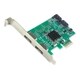 IOCrest PCI-E 1 Interface 4-PortSATA Controller Card With 88SE9215 Chipset