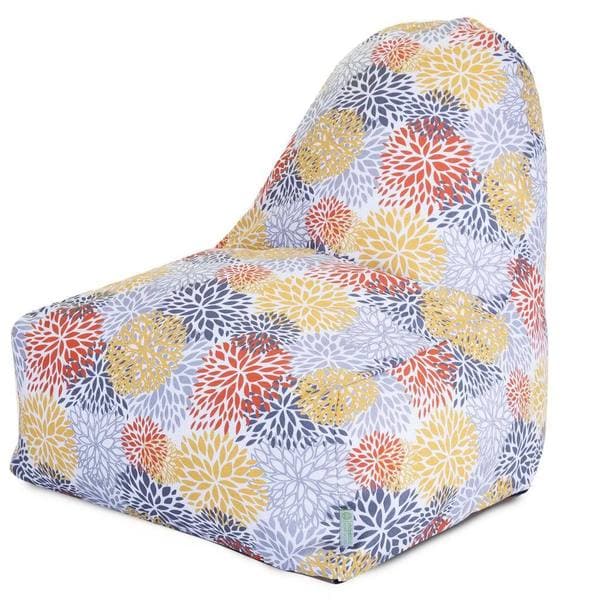 Majestic Home Goods Outdoor Indoor Citrus Blooms Kick-It Chair