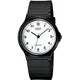 Casio Men's Core MQ24-7B Black Resin Quartz Watch with White Dial