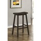 Cappuccino 29-inch Saddle Seat Barstools (Set of 2)