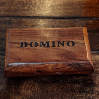 Handcrafted Sheesham Wood Brass 'Match' Domino Set (India)