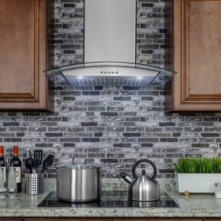 Golden Vantage 36-inch OSWRH703S-36-GV Semicurcular Stainless Steel Wall Mount Range Hood