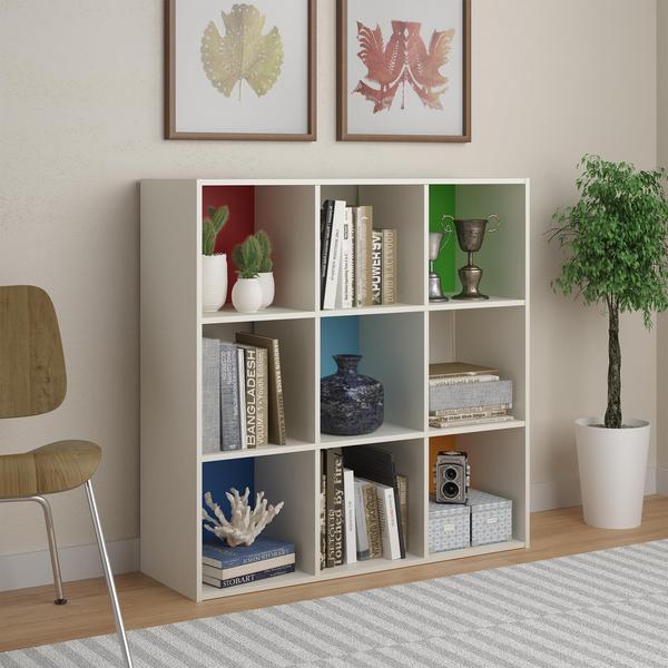 Altra Wink 9cube Color Block Storage Bookcase Overstock Shopping