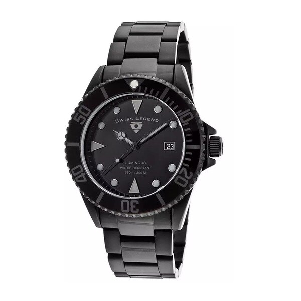 Swiss Legend Men's SL-21344-BB-11 Luminous Black Watch
