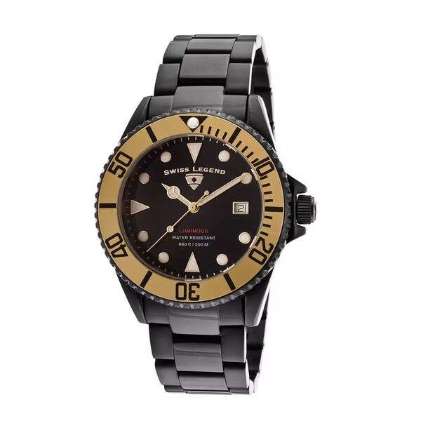 Swiss Legend Men's SL-21344-BB-11-GB Luminous Black Watch