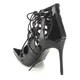C-Label Ibiza Women's Lace Up Cut-out Stiletto Heels