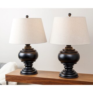 ABBYSON LIVING Burma Ebony Table Lamp (Set of 2)