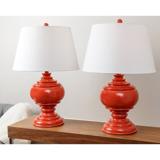 ABBYSON LIVING Burma Red Table Lamp (Set of 2)