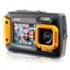 20MP Orange Waterproof Digital Camera Video Recorder