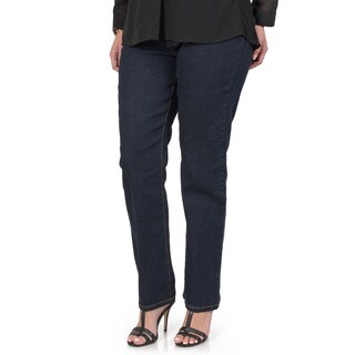 Journee Collection Women's High Rise Straight Leg Jeans