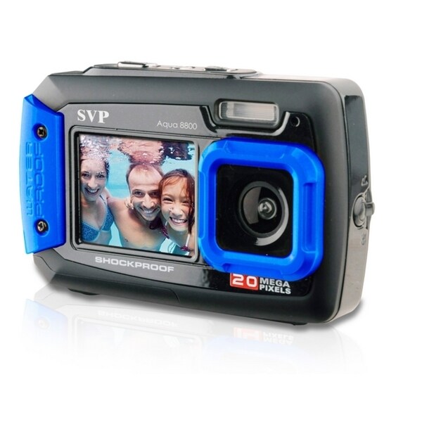 20MP Blue Waterproof Shockproof Digital Camera Video Recorder 