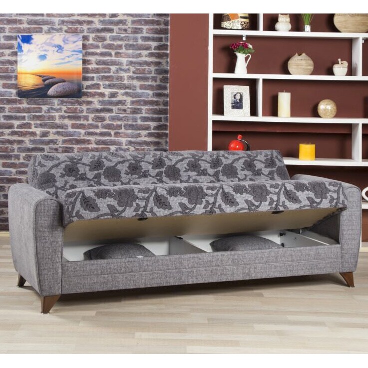 Anatolia Convertible Futon Sofa Bed with Storage ...