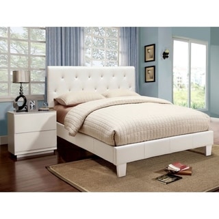 Furniture of America Mircella 2-piece Leatherette Platform Bedroom Set